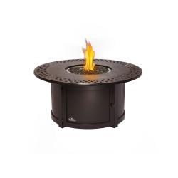Патио Круглый газовый уличный стол-камин Victorian-3