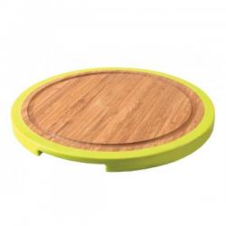 Berghoff Доска для нарезки круглая 25 см(бамбук, ручки - силикон)