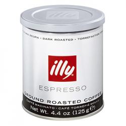 кофе illy молотый темной обжарки 125 г