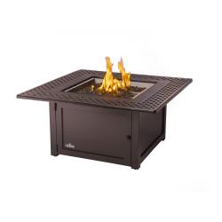 Патио Квадратный газовый уличный стол-камин Victorian-2