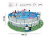 Бассейн Intex 54958 С УНИКАЛЬНЫМ ПЕСОЧНЫМ ФИЛЬТРОМ+ХЛОРОГЕНЕРАТОР Каркасный бассейн