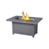 Патио Квадратный газовый уличный стол-камин Hampton-1